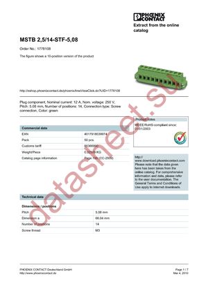 1778108 datasheet  